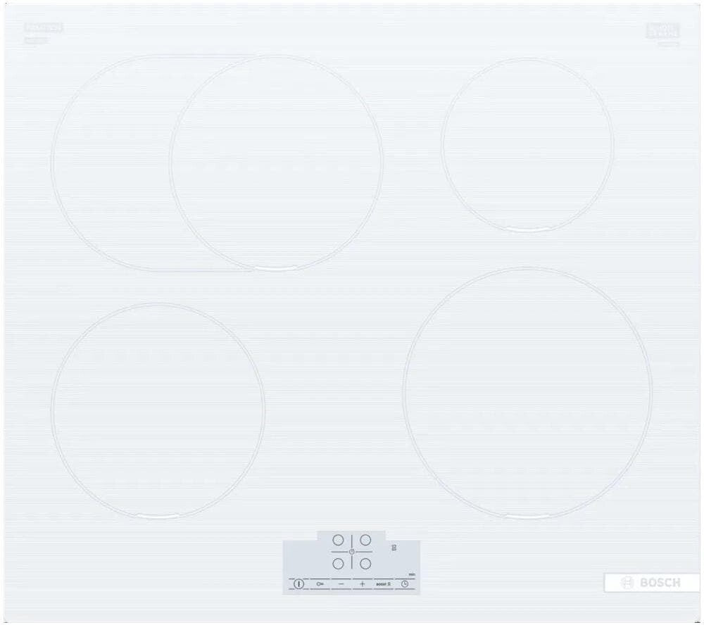 Bosch PIF612BB1E 6 Piano cottura a induzione cm. 59 - vetroceramica bianco
