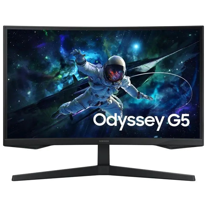 Samsung Monitor Gaming Odyssey G5 Curvo 27" WQHD 2K 165 Hz 1 ms FreeSync per Esperienze di Gioco Immersive