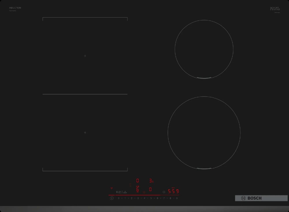 Bosch PVS731HB1E 6 Piano cottura a induzione cm. 71 - vetroceramica nero